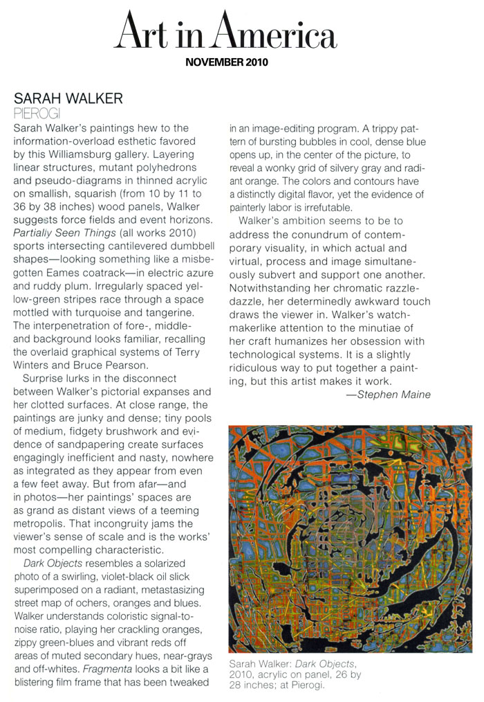 Art in America - Amy Rathbone